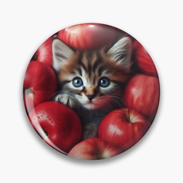 Aperçu de l'œuvre Chat pomme créée et vendue par shymuscat.