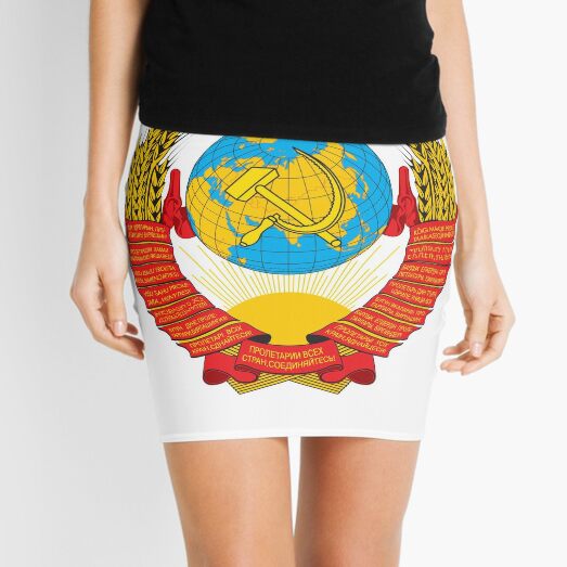 Герб СССР - The USSR coat of arms Mini Skirt