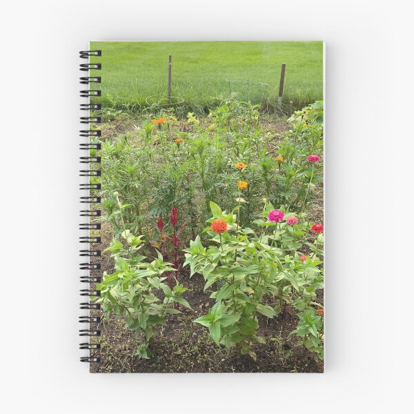 Item preview, Garden zinnias  designed and sold by JilleArt Designs.