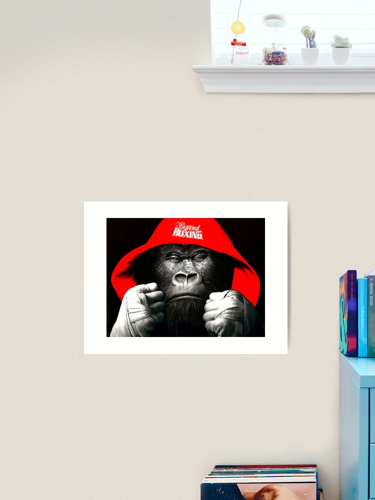 Gorilla Boxing Art Print for Sale by tanner07