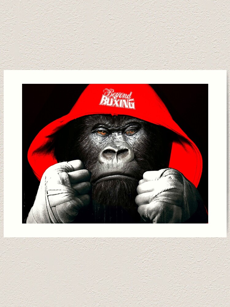 Gorilla Boxing Art Print for Sale by tanner07