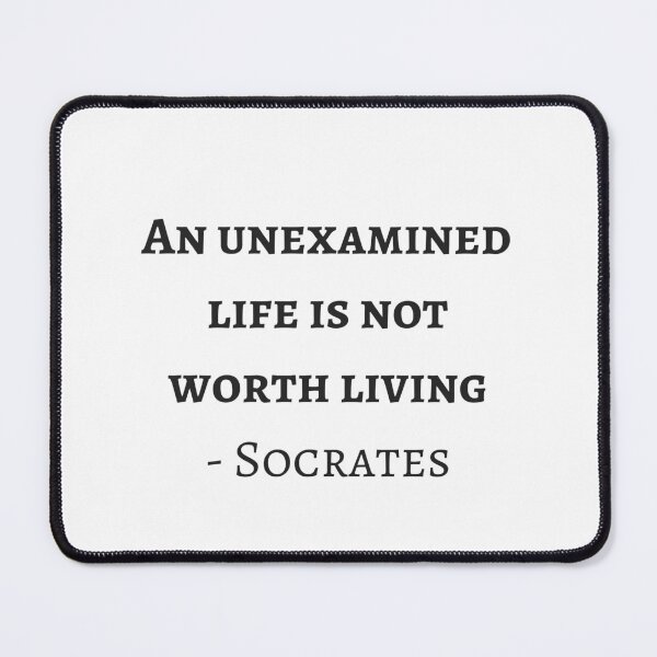 Item preview, Socrates quotes - An unexamined life is not worth living designed and sold by Inspirationmotivation.