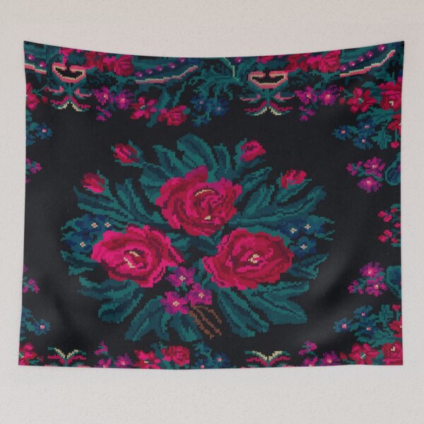 Item preview, Antique Karabakh Flower Patterned designed and sold by DehaArt.