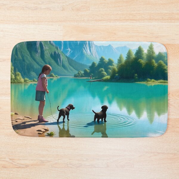 Item preview, The First Dip of the Season designed and sold by PictureNZ.