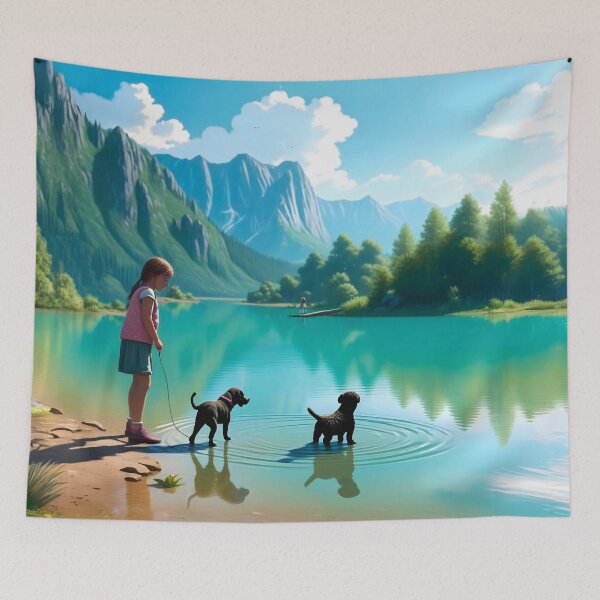 Item preview, The First Dip of the Season designed and sold by PictureNZ.