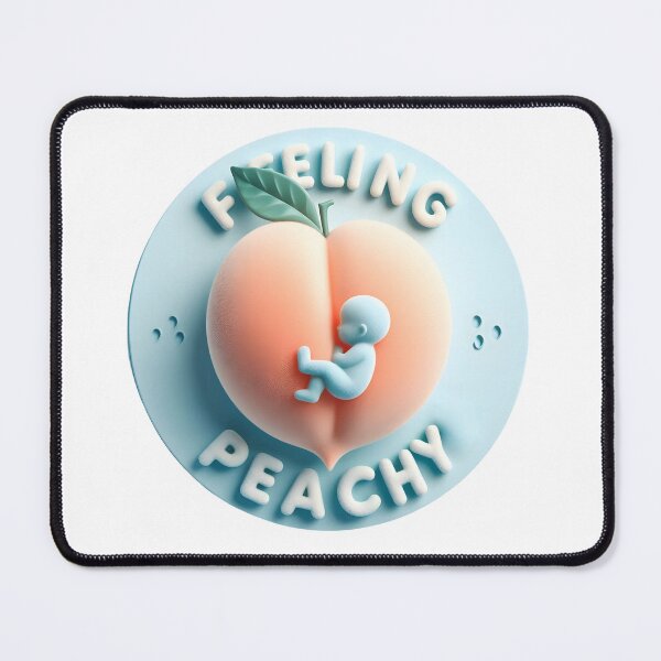Item preview, Feeling Peachy Baby Announcement design designed and sold by StyLeHi.