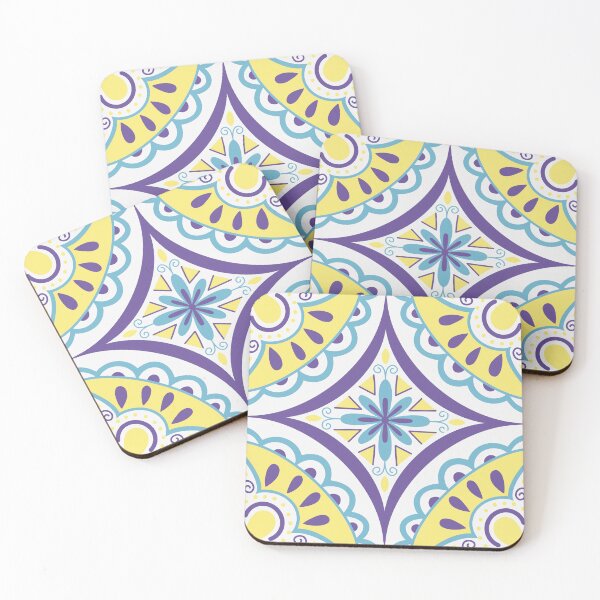 Item preview, Yellow Azulejos designed and sold by Sonali Schroder.