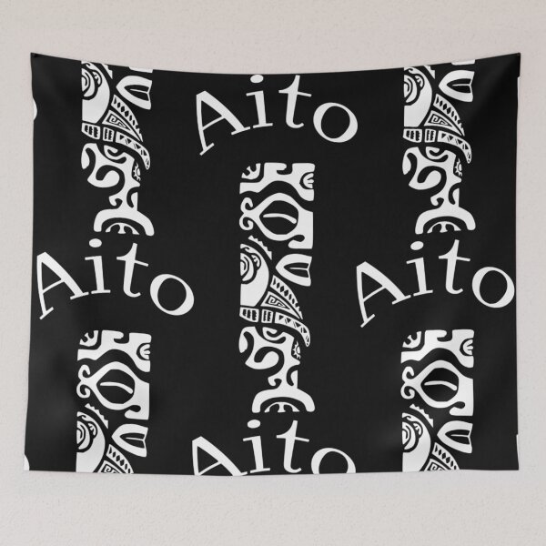 Item preview, TIKI AITO (white) designed and sold by Nesian-Tahiti.
