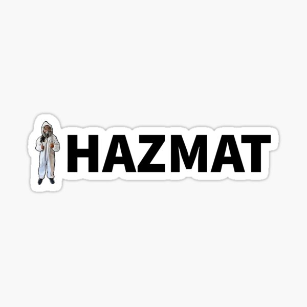 Artikel-Vorschau von HAZMAT-Wortmarke mit Bild, designt und verkauft von minzwashere.
