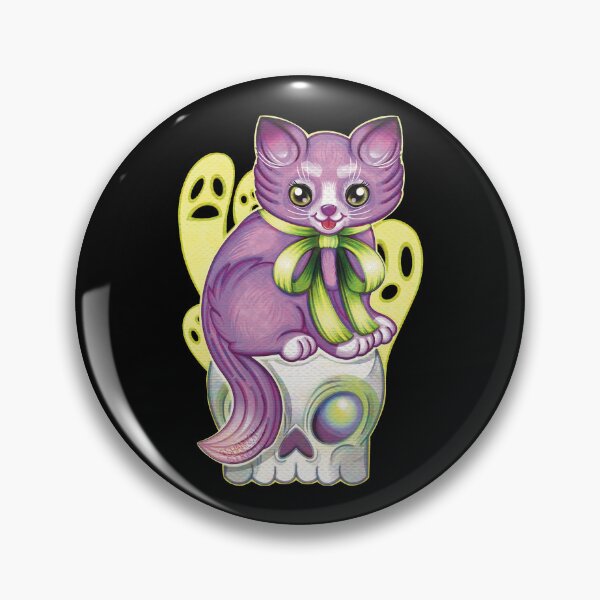 Item preview, Gatito espeluznante de hyasynth designed and sold by silveryweb.