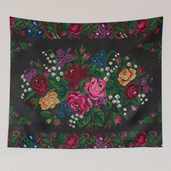 Item preview, Antique Karabakh Flower Patterned designed and sold by DehaArt.