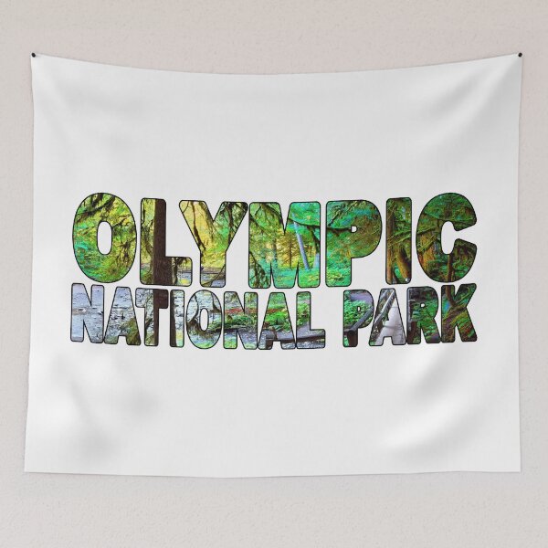 Item preview, OLYMPIC National Park - Washington USA Rainforest Trail designed and sold by Adam Gormley.