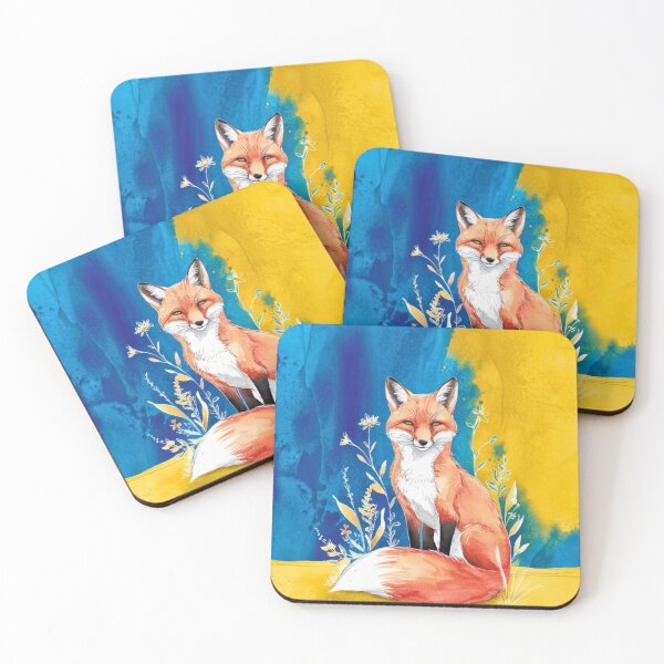 Artikelvorschau, Süßer Fuchs. Entzückender Fuchs, Aquarellfuchs, Fuchszeichnung, Blumenfuchs, Fuchsbild entworfen und verkauft von FoxVibes.