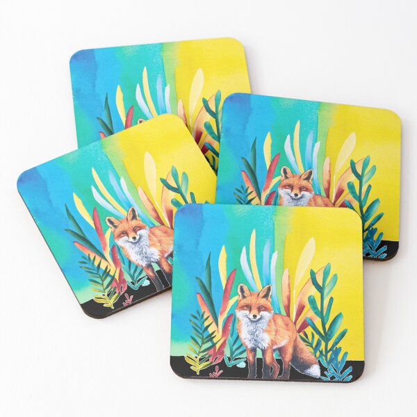 Artikelvorschau, Süßer Fuchs. Entzückender Fuchs, Aquarellfuchs, Fuchszeichnung, Blumenfuchs, Fuchsbild entworfen und verkauft von FoxVibes.