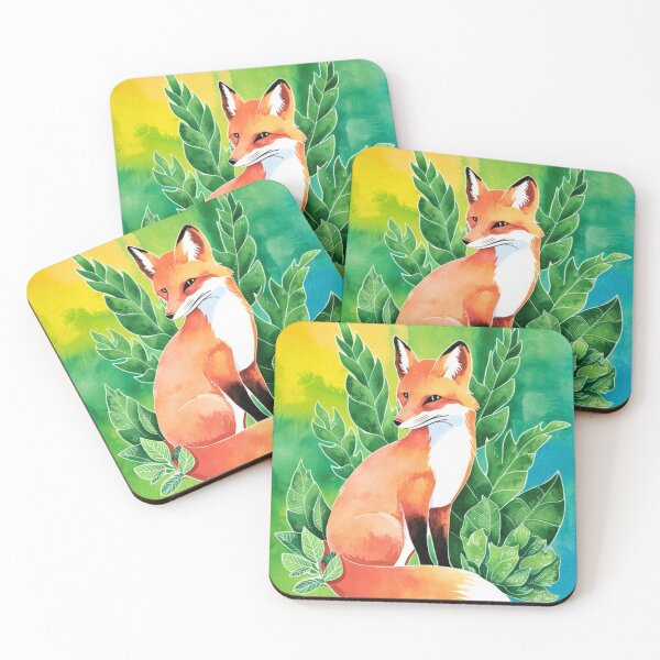 Artikelvorschau, Süßer Fuchs. Entzückender Fuchs, Aquarellfuchs, Fuchszeichnung, Blumenfuchs, Fuchsbild entworfen und verkauft von FoxVibes.