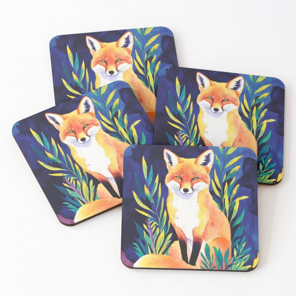 Artikelvorschau, Süßer Fuchs. Entzückender Fuchs, Aquarellfuchs, Fuchszeichnung, Blumenfuchs, Fuchsbild entworfen und verkauft von FoxVibes.