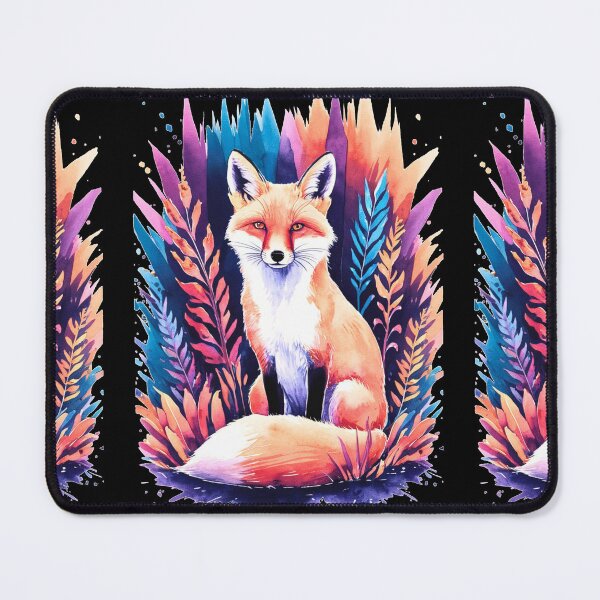 Item preview, Cute Fox. Adorable fox, watercolor fox, fox drawing, floral fox, fox image designed and sold by FoxVibes.