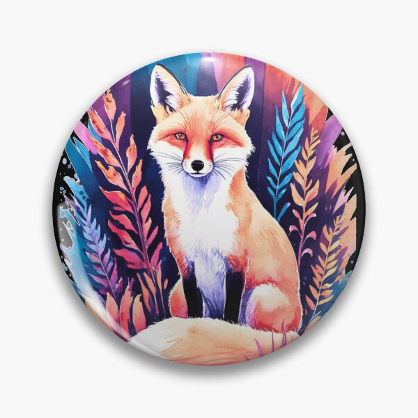 Artikelvorschau, Süßer Fuchs. Entzückender Fuchs, Aquarellfuchs, Fuchszeichnung, Blumenfuchs, Fuchsbild entworfen und verkauft von FoxVibes.