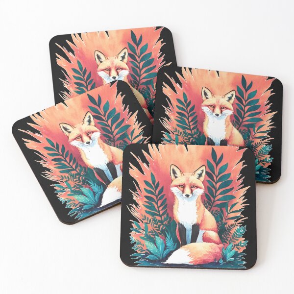 Artikelvorschau, Süßer Fuchs. Entzückender Fuchs, Aquarellfuchs, Fuchszeichnung, Blumenfuchs, Fuchsbild entworfen und verkauft von FoxVibes.