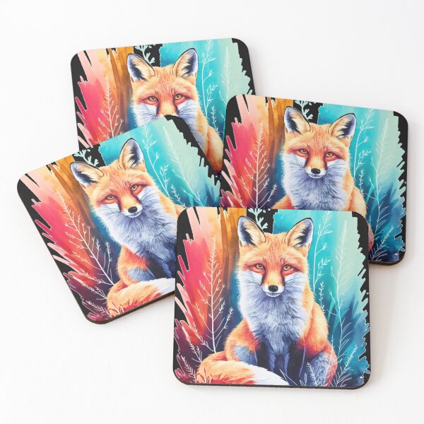 Artikelvorschau, Süßer Fuchs. Entzückender Fuchs, Aquarellfuchs, Fuchszeichnung, Blumenfuchs, Fuchsbild entworfen und verkauft von FoxVibes.