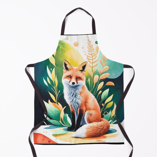 Artikelvorschau, Süßer Fuchs. Entzückender Fuchs, Aquarellfuchs, Fuchszeichnung, Blumenfuchs, Fuchsbild entworfen und verkauft von FoxVibes.