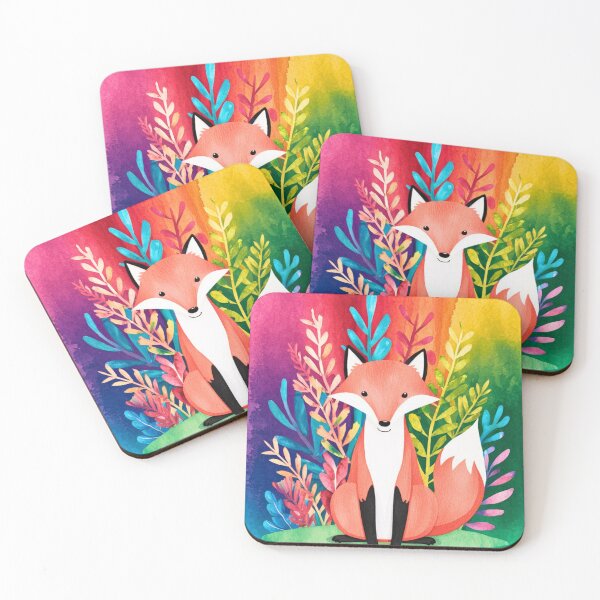 Artikelvorschau, Süßer Fuchs. Entzückender Fuchs, Aquarellfuchs, Fuchszeichnung, Blumenfuchs, Fuchsbild entworfen und verkauft von FoxVibes.