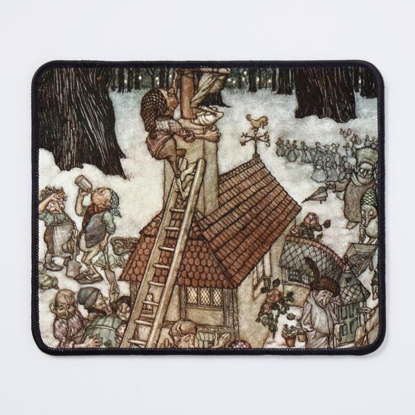 Item preview, Building the House for Mamie - Peter Pan in Kensington Gardens - Arthur Rackham designed and sold by forgottenbeauty.
