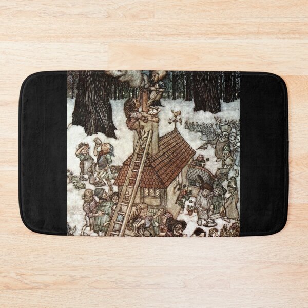 Item preview, Building the House for Mamie - Peter Pan in Kensington Gardens - Arthur Rackham designed and sold by forgottenbeauty.