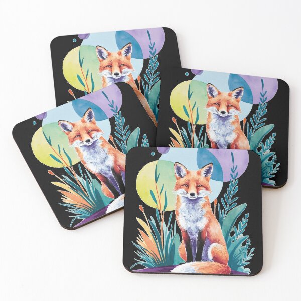 Artikelvorschau, Süßer Fuchs. Entzückender Fuchs, Aquarellfuchs, Fuchszeichnung, Blumenfuchs, Fuchsbild entworfen und verkauft von FoxVibes.