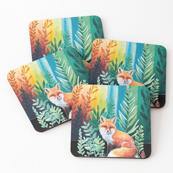 Artikelvorschau, Süßer Fuchs. Entzückender Fuchs, Aquarellfuchs, Fuchszeichnung, Blumenfuchs, Fuchsbild entworfen und verkauft von FoxVibes.