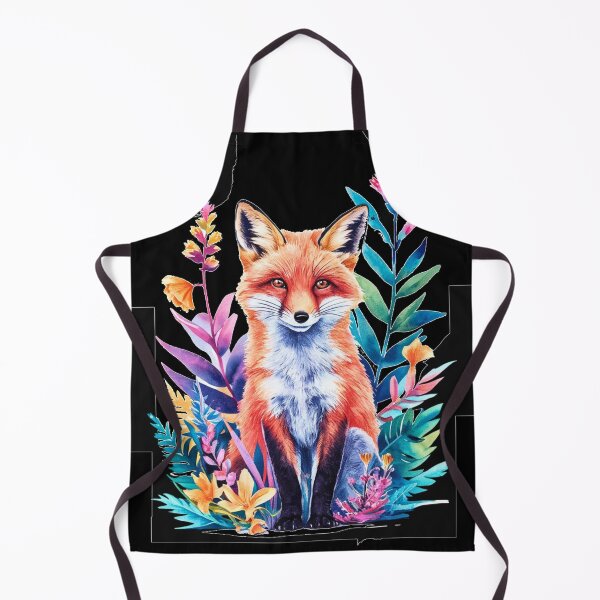 Artikelvorschau, Süßer Fuchs. Entzückender Fuchs, Aquarellfuchs, Fuchszeichnung, Blumenfuchs, Fuchsbild entworfen und verkauft von FoxVibes.