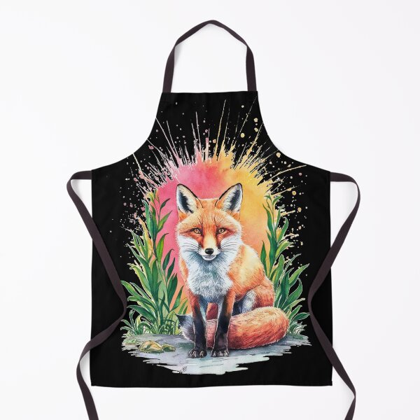 Artikelvorschau, Süßer Fuchs. Entzückender Fuchs, Aquarellfuchs, Fuchszeichnung, Blumenfuchs, Fuchsbild entworfen und verkauft von FoxVibes.