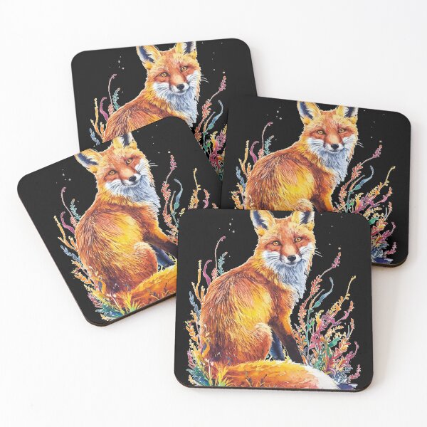 Artikelvorschau, Süßer Fuchs. Entzückender Fuchs, Aquarellfuchs, Fuchszeichnung, Blumenfuchs, Fuchsbild entworfen und verkauft von FoxVibes.