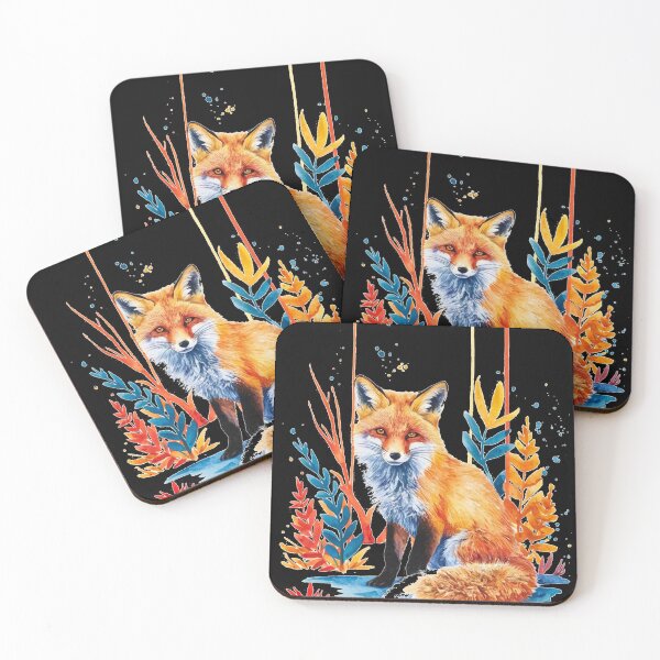Artikelvorschau, Süßer Fuchs. Entzückender Fuchs, Aquarellfuchs, Fuchszeichnung, Blumenfuchs, Fuchsbild entworfen und verkauft von FoxVibes.