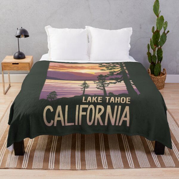 Item preview, A Vintage Travel Illustration of Lake Tahoe - California designed and sold by GoodOldVintage.