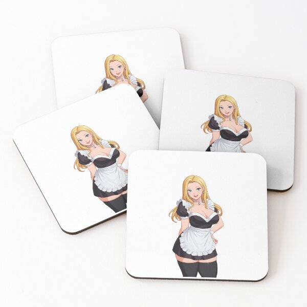 Item preview, Cute Blonde Maid Anime Woman designed and sold by Japanime-Waifu.