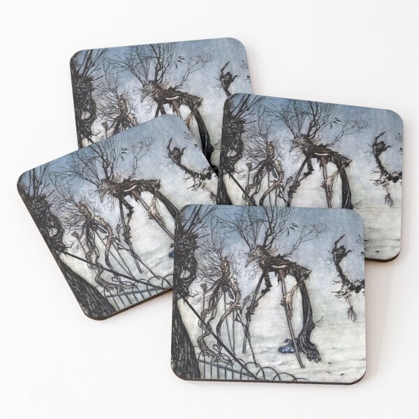 Item preview, Elderberry Visit - Peter Pan at Kensington Gardens - Arthur Rackham designed and sold by forgottenbeauty.