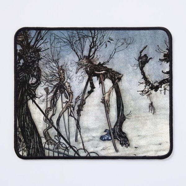 Item preview, Elderberry Visit - Peter Pan at Kensington Gardens - Arthur Rackham designed and sold by forgottenbeauty.