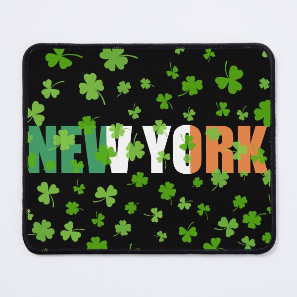 Item preview, Irish Shamrocks Ireland Flag Over New York designed and sold by HolidayT-Shirts.