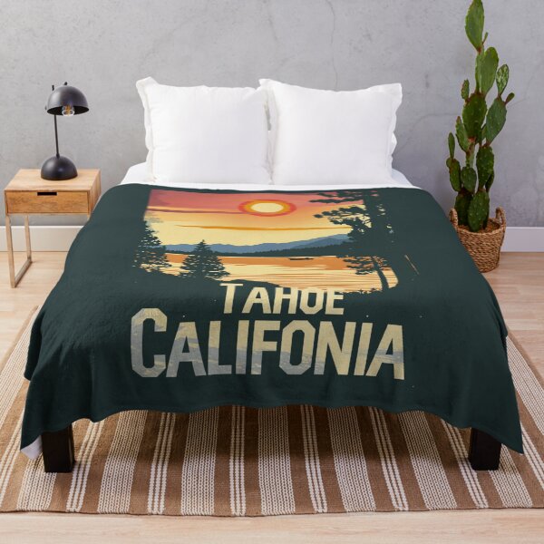 Item preview, A Vintage Travel Illustration of Lake Tahoe - California designed and sold by GoodOldVintage.