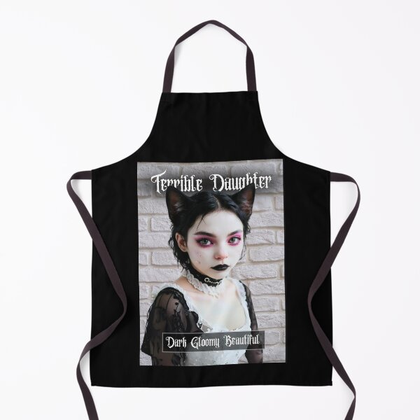 Item preview, "Terrible Daughter - Dark Gloomy Beautiful" Kitten goth. designed and sold by ruthoarabia.