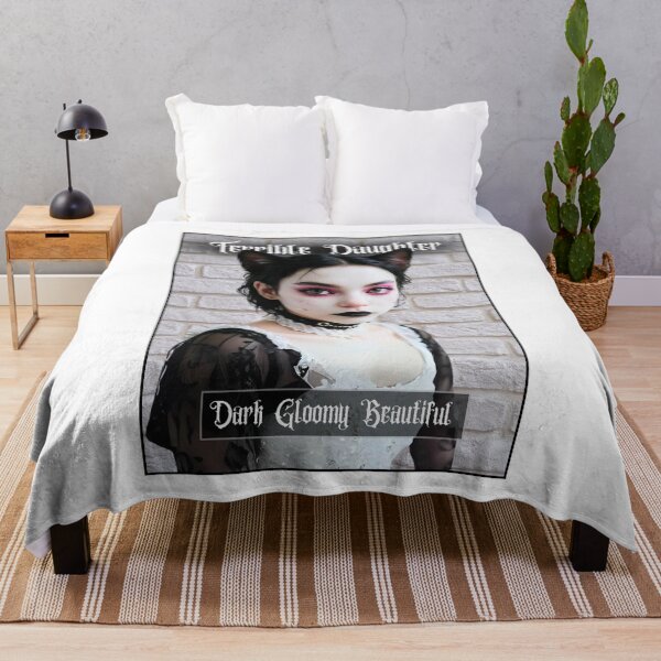 Item preview, "Terrible Daughter - Dark Gloomy Beautiful" Kitten goth. designed and sold by ruthoarabia.