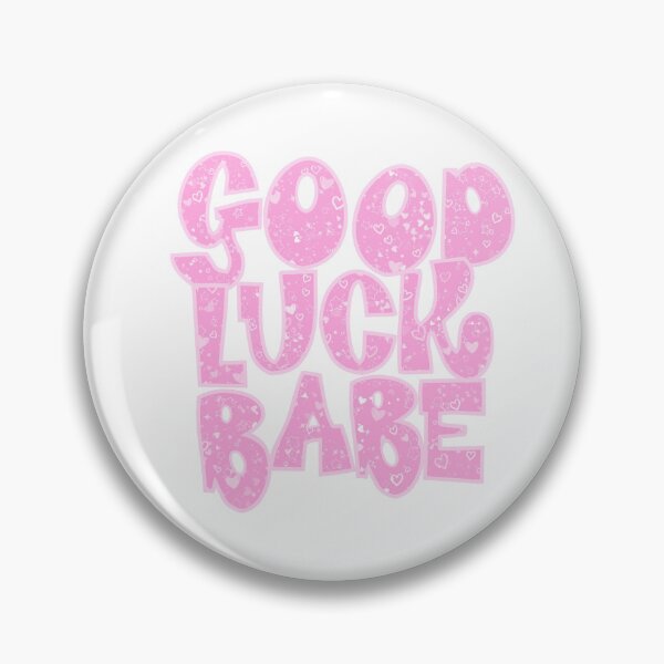 Item preview, Good Luck Babe, Pink Stars Pattern designed and sold by Daisybel Artistry.