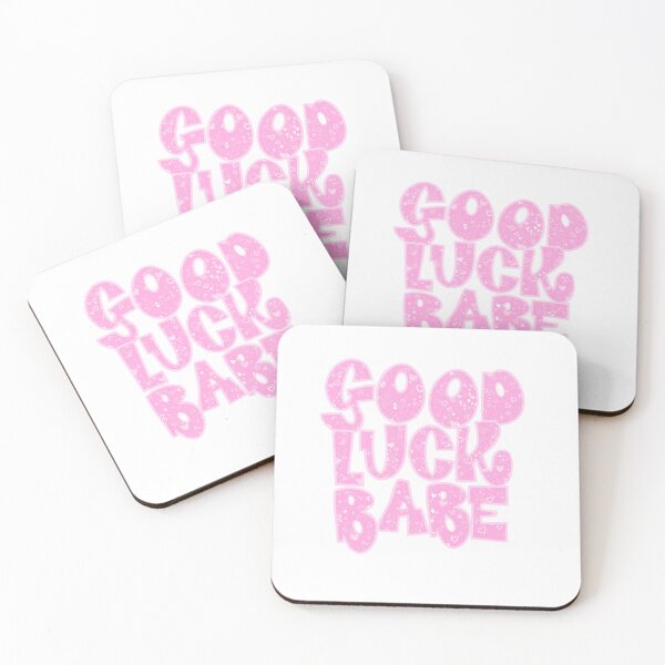 Item preview, Good Luck Babe, Pink Stars Pattern designed and sold by Daisybel Artistry.