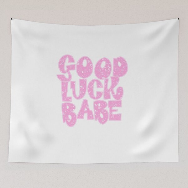 Item preview, Good Luck Babe, Pink Stars Pattern designed and sold by Daisybel Artistry.