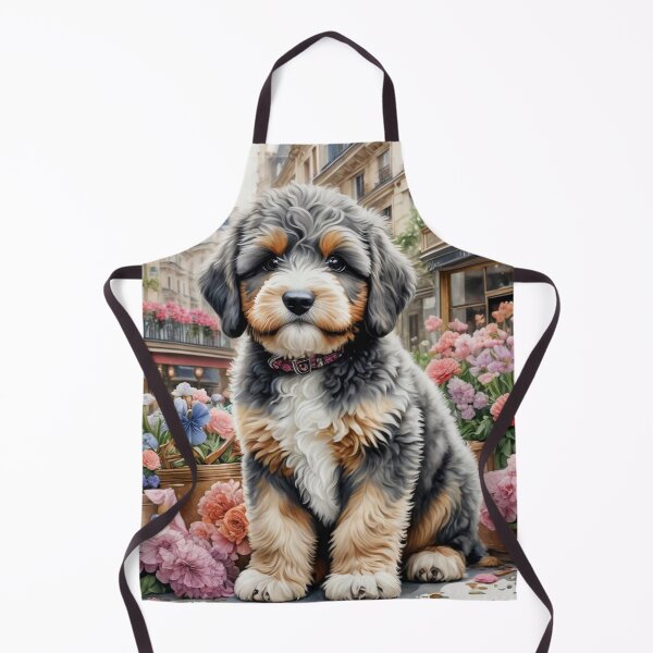 Item preview, Charming Mini Bernedoodle designed and sold by Wags & Tails.