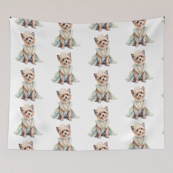 Item preview, Sweet Watercolor Dog in Vintage Style designed and sold by Victoria Riabov.