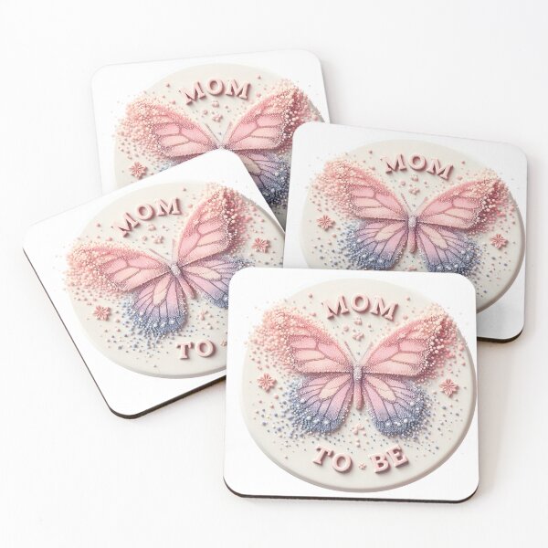 Item preview, Mom to Be Announcement - Elegant Butterfly Themed Pregnancy Announcement designed and sold by StyLeHi.