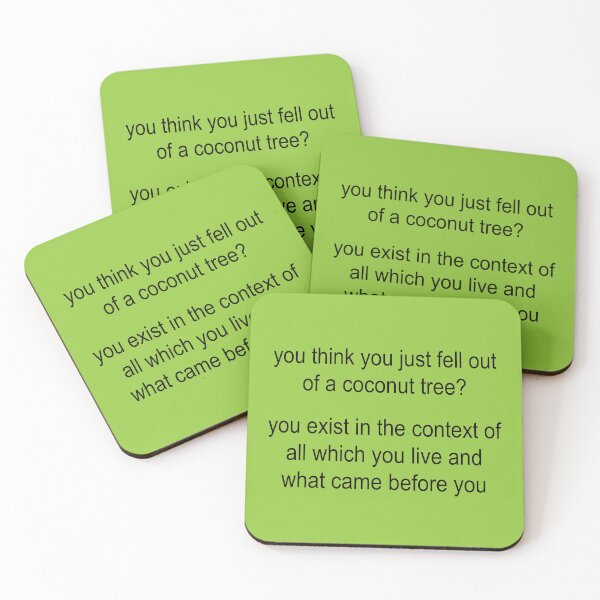 Item preview, coconut tree quote designed and sold by cmorduna.