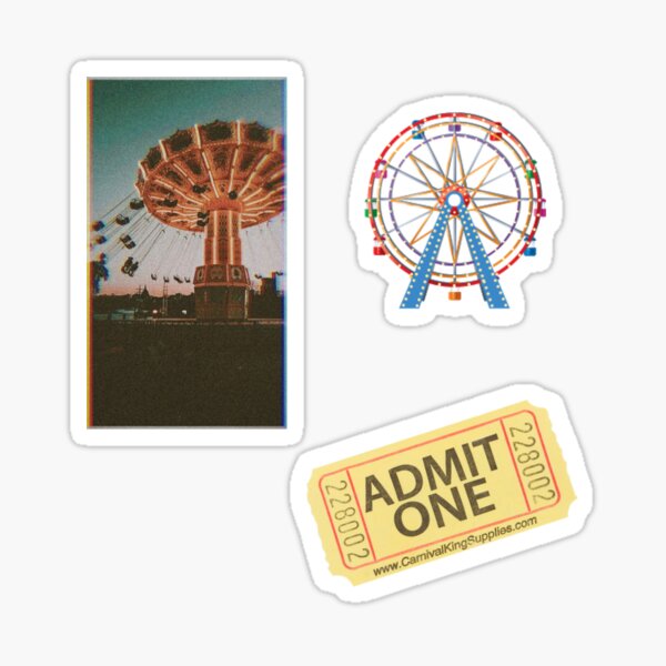 Item preview, Carnival Sticker Journaling Pack  designed and sold by Letsgonjdevils0.